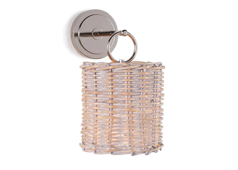 Nantucket Sconce (Polished Nickel)