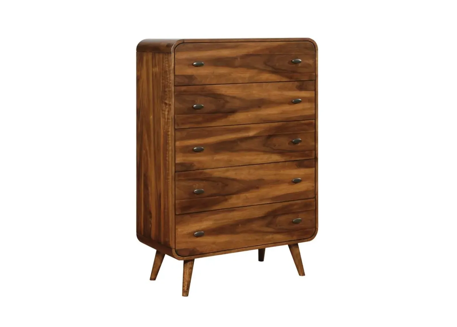 Robyn 5-drawer Chest Dark Walnut