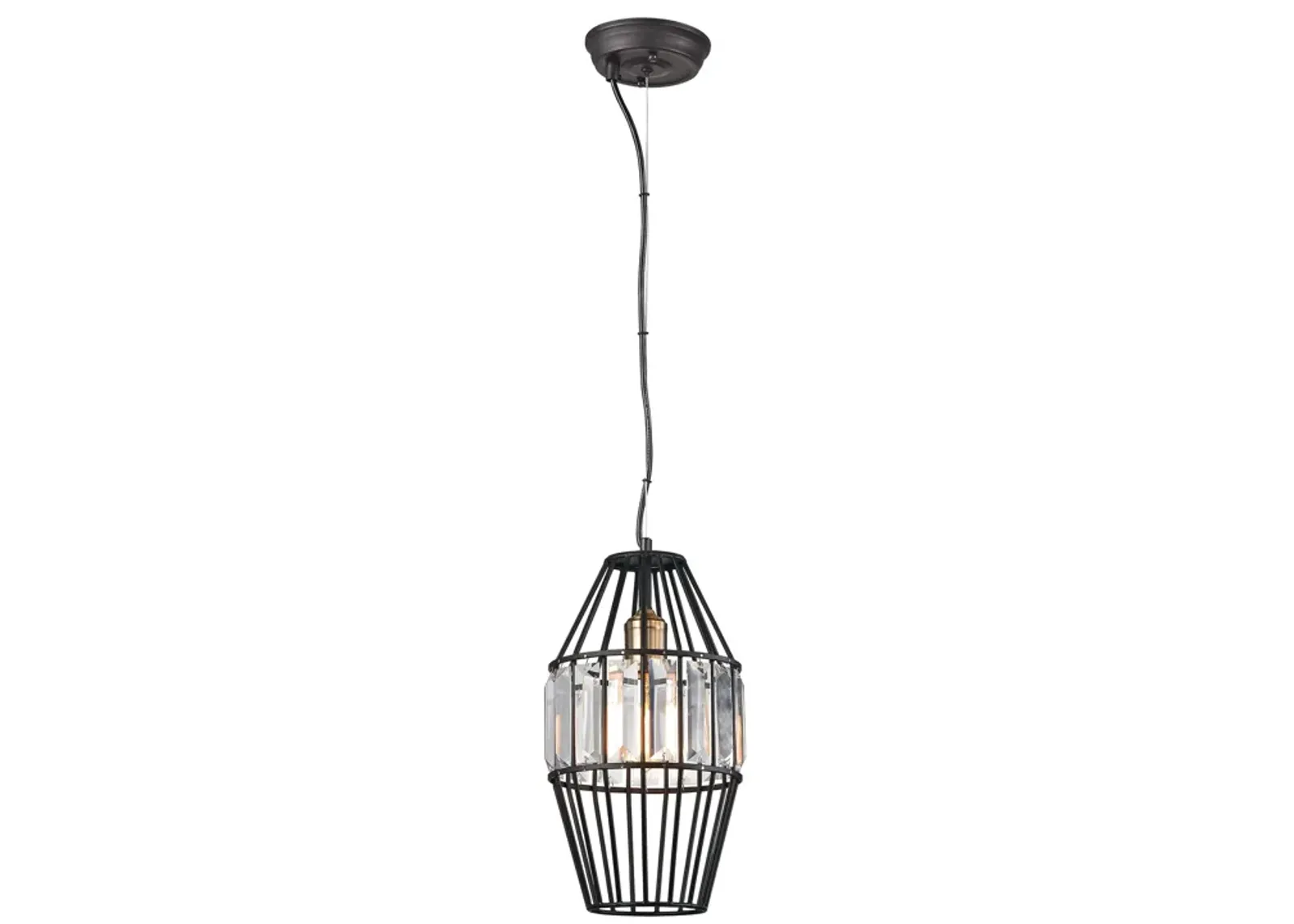 Yardley 8" Wide 1-Light Mini Pendant - Oil Rubbed Bronze