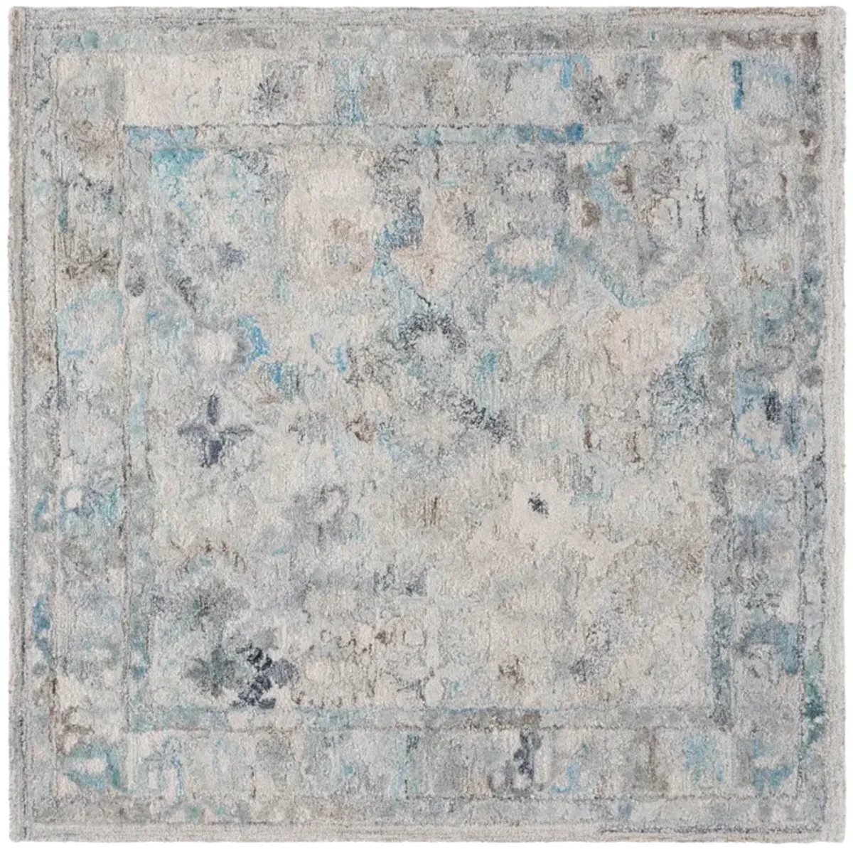 MARQUEE 126 LIGHT BLUE  6' x 6' Square Square Rug