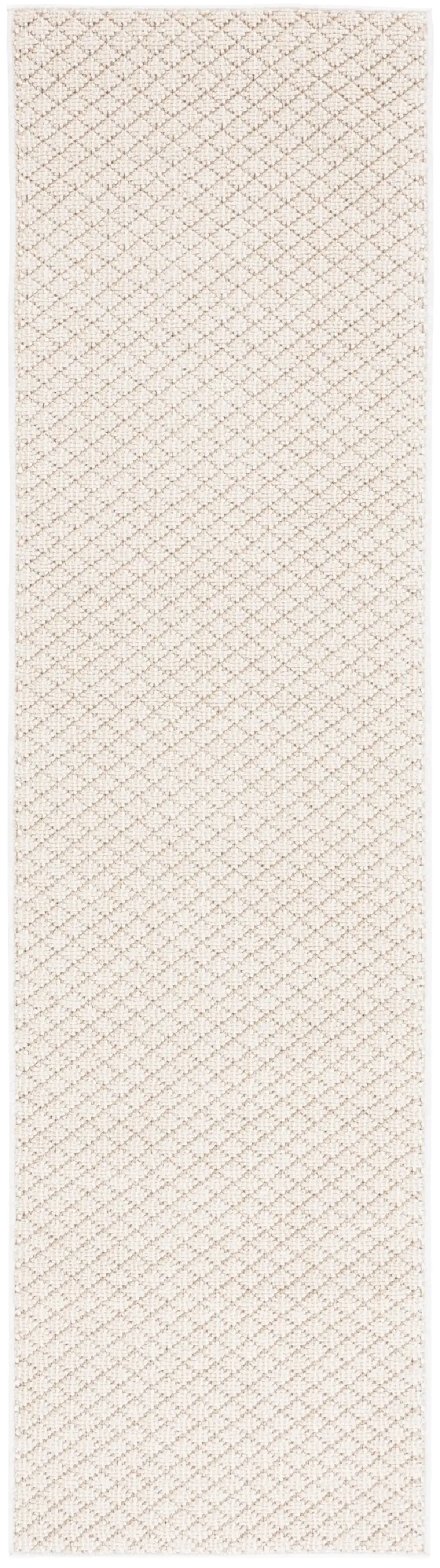 GLOBAL 422 IVORY  2'-2' x 8' Runner Rug