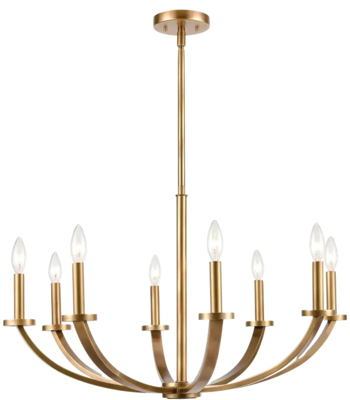 Erindale 30" Wide 8-Light Chandelier - Natural