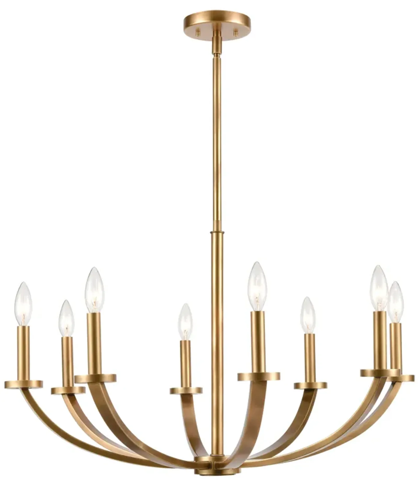 Erindale 30" Wide 8-Light Chandelier - Natural