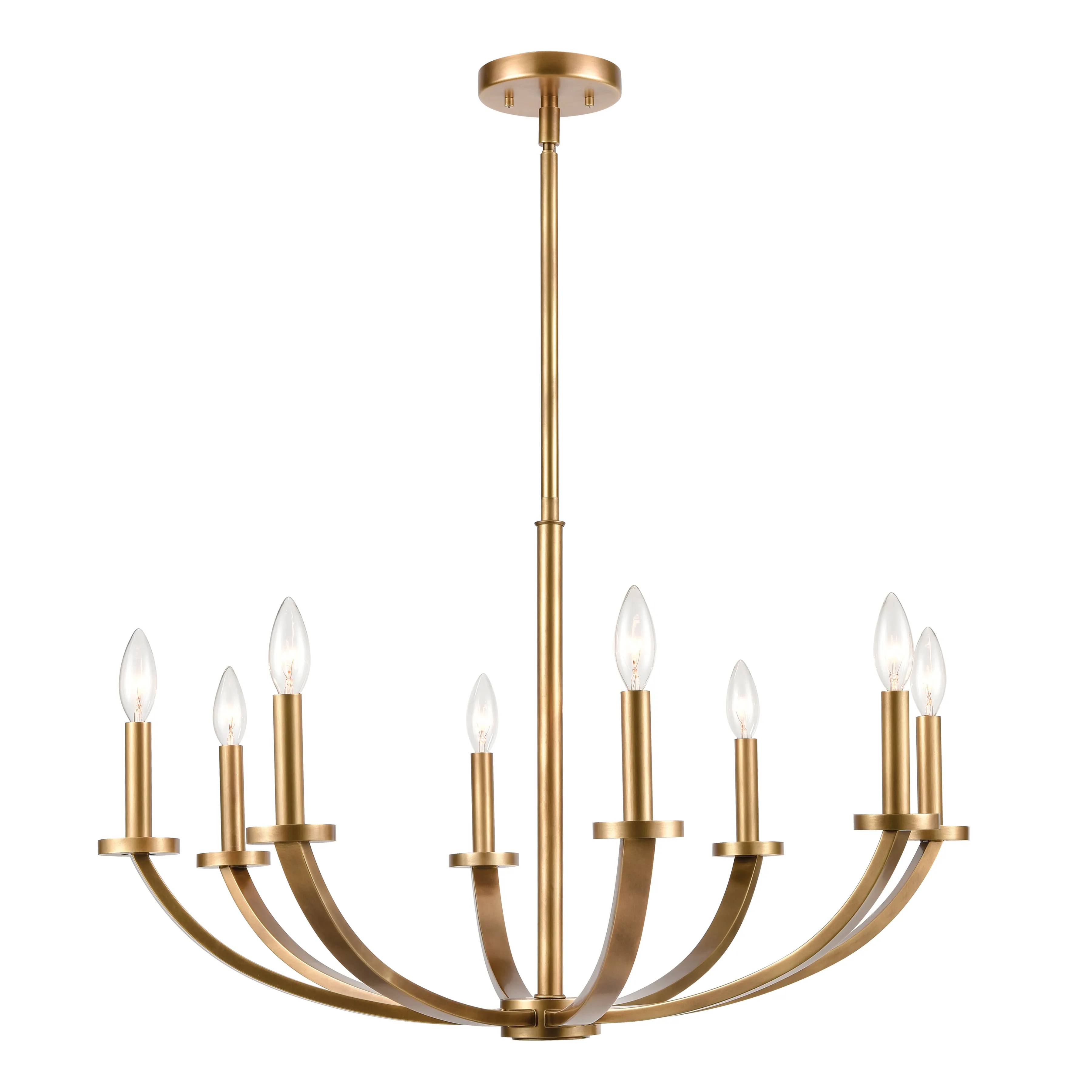 Erindale 30" Wide 8-Light Chandelier - Natural