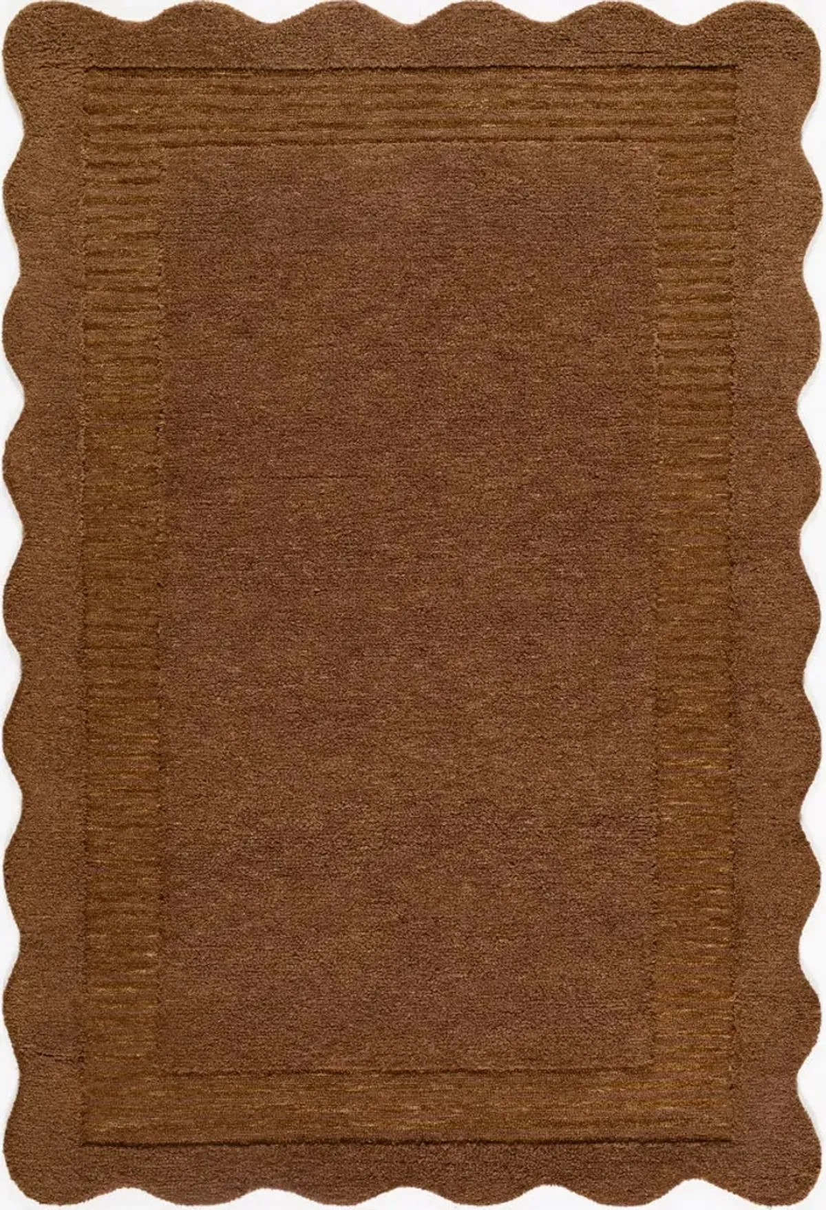 Scalloped SCP-2306 9' x 12' Handmade Rug