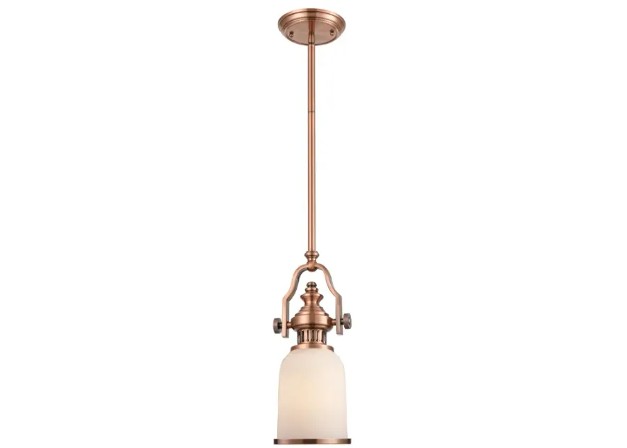 Chadwick 6" Wide 1-Light Mini Pendant - Antique Copper