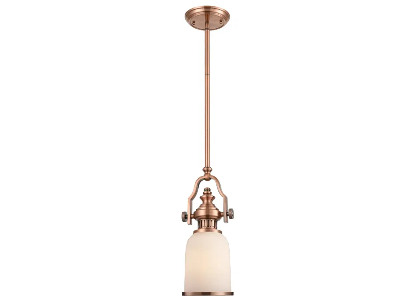 Chadwick 6" Wide 1-Light Mini Pendant - Antique Copper