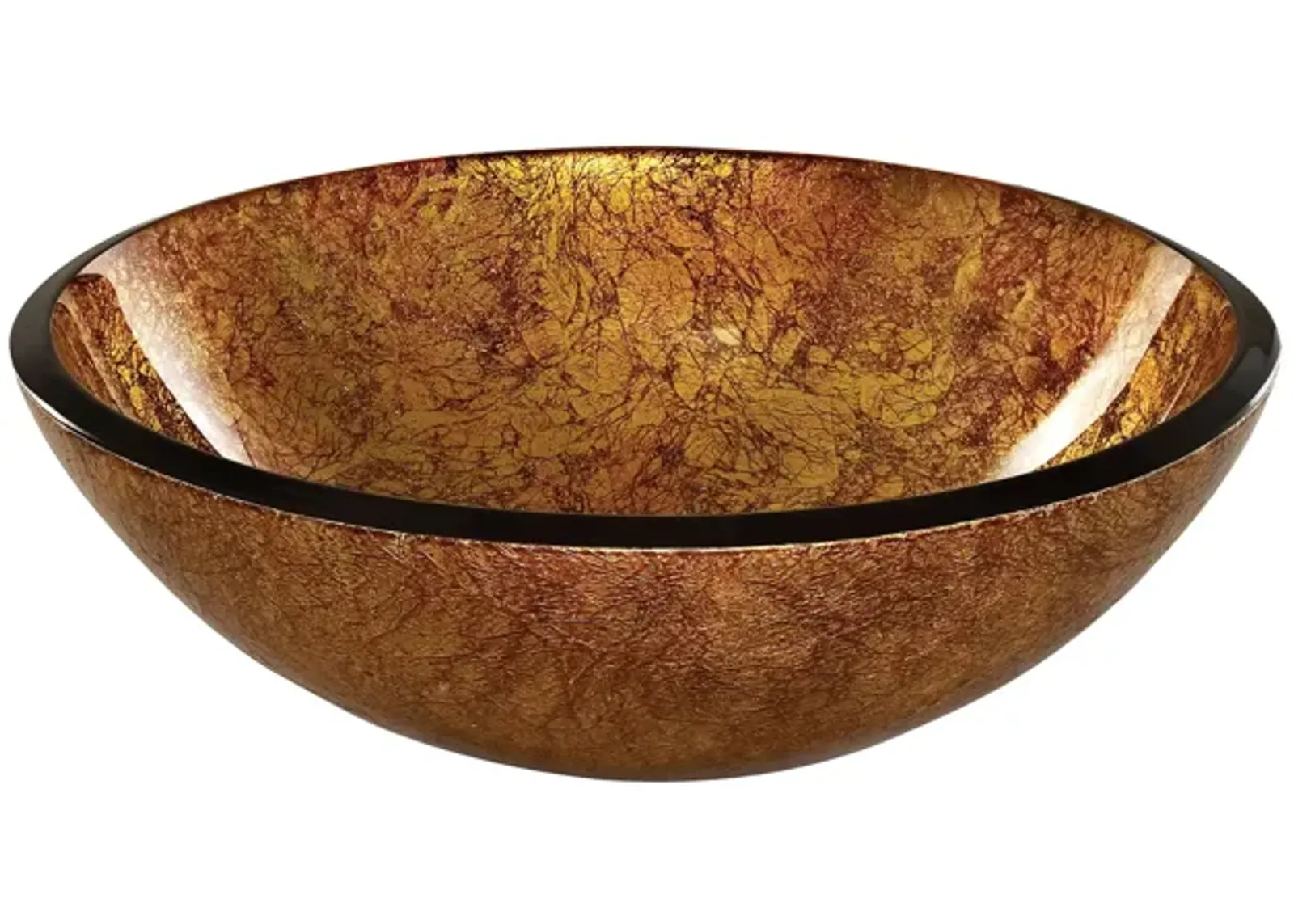 Reflex Vessel Sink - Metallic Gold 16.5-inch