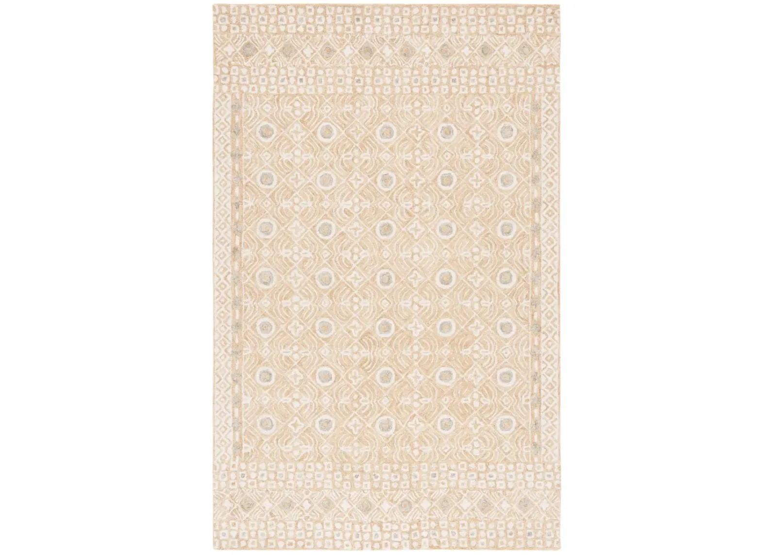 MICRO-LOOP 801 GOLD  5' x 8' Medium Rectangle Rug