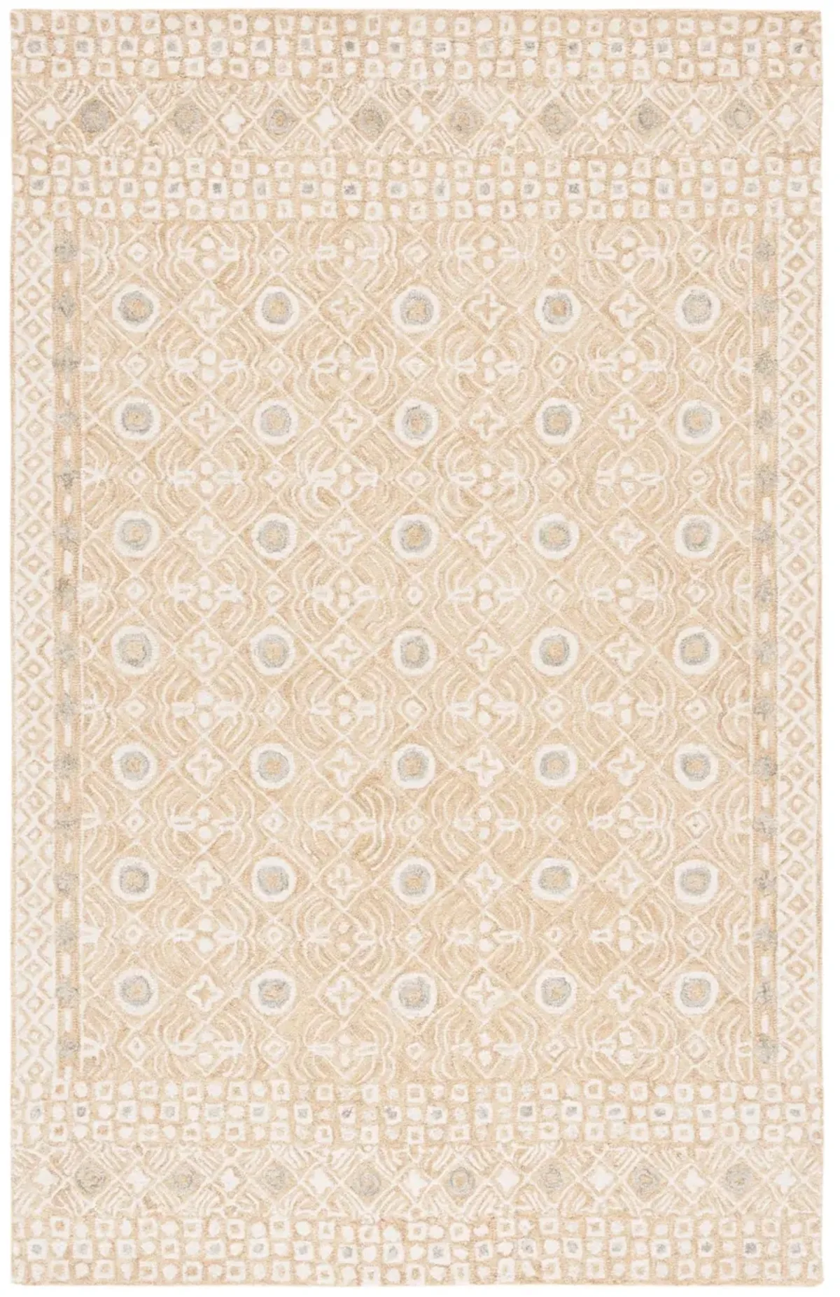 MICRO-LOOP 801 GOLD  5' x 8' Medium Rectangle Rug