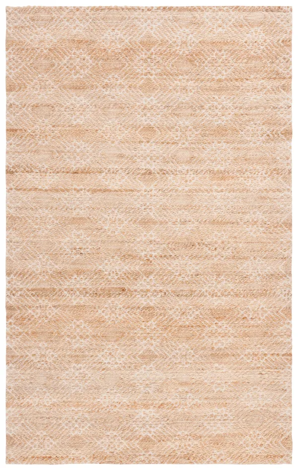NATURAL FIBER Hand loomed 4' x 6' area rug