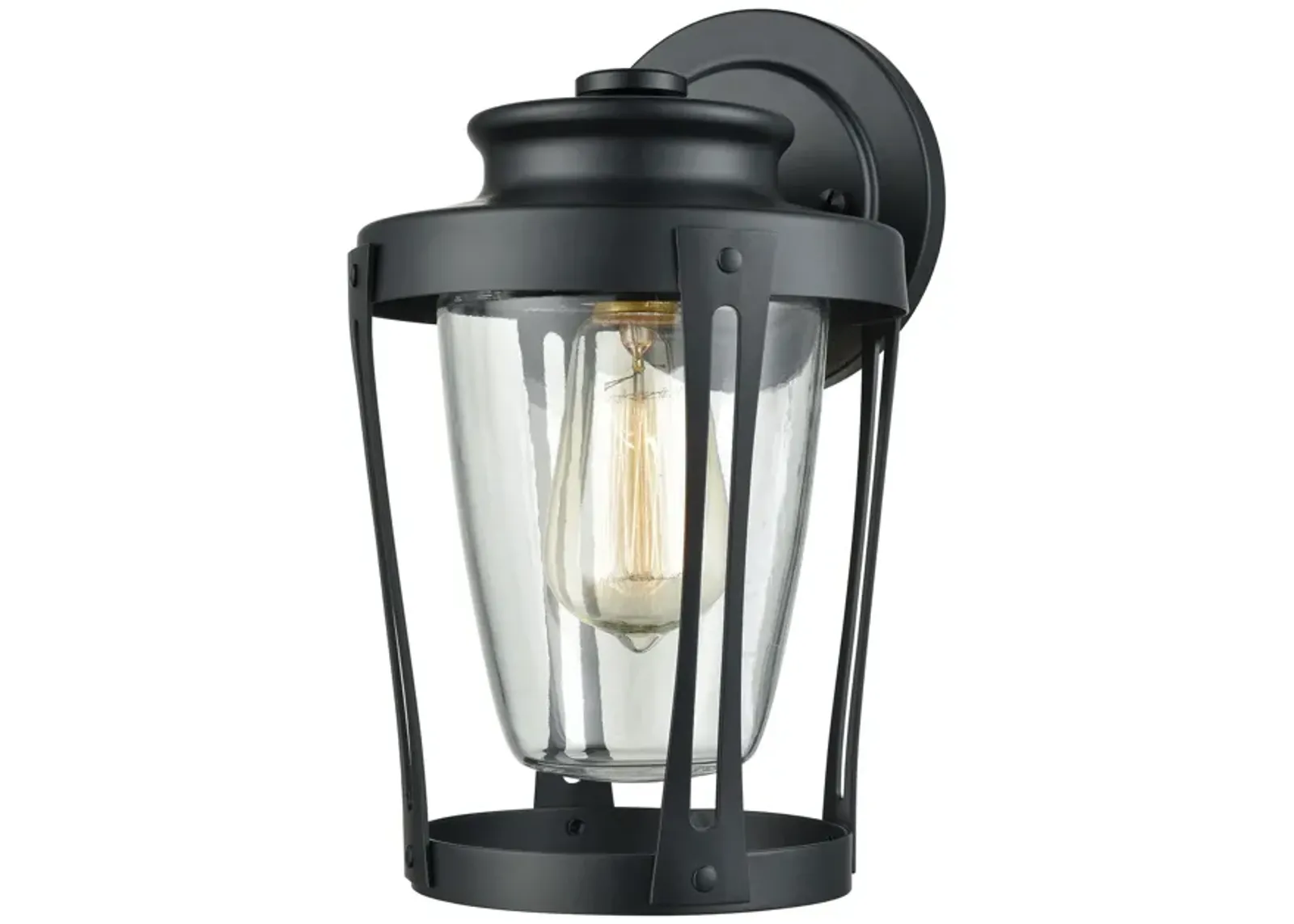 Fullerton 11'' High 1-Light Outdoor Sconce - Matte Black