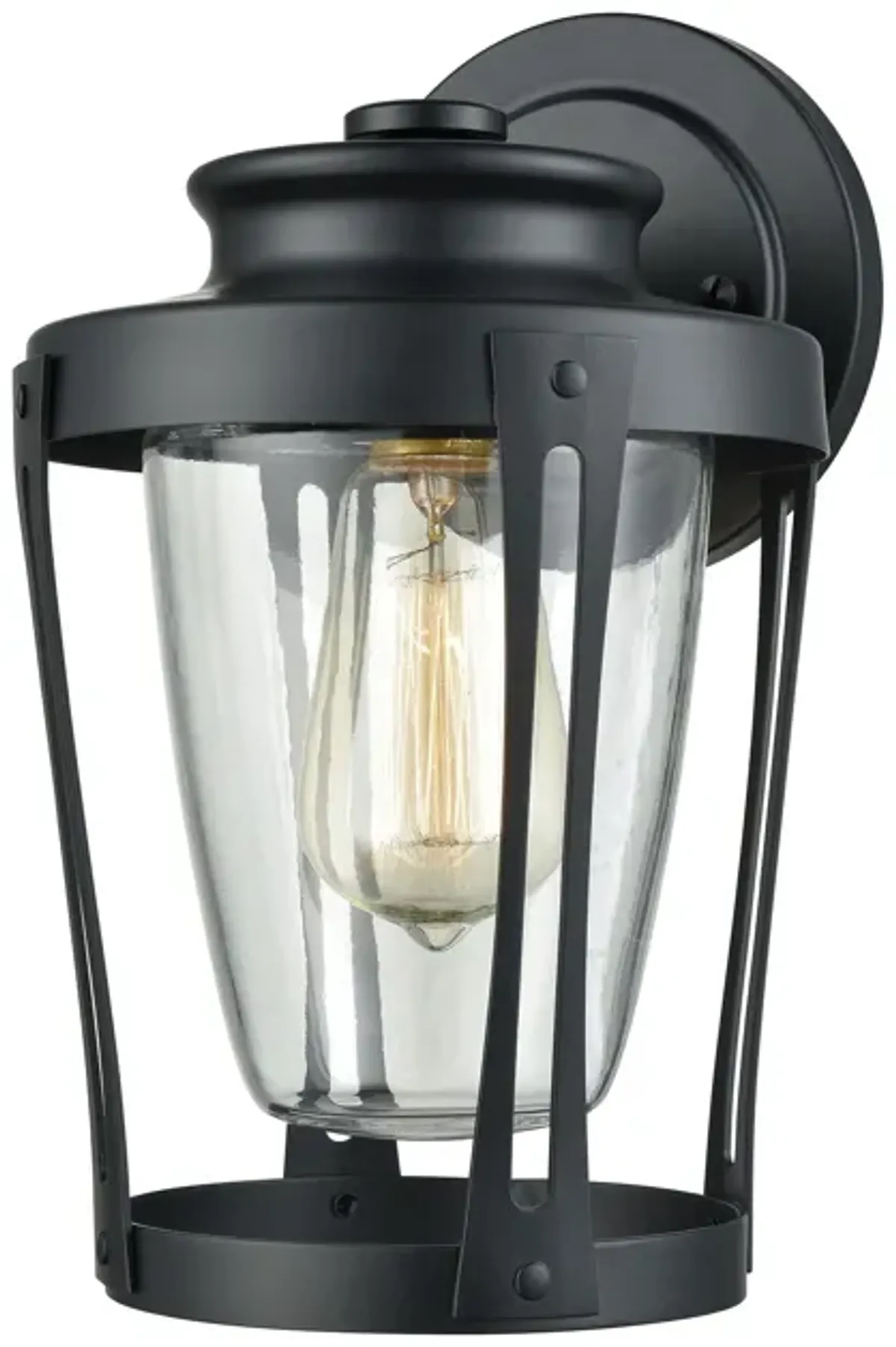 Fullerton 11'' High 1-Light Outdoor Sconce - Matte Black