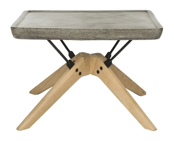 Delartin Indoor/Outdoor Modern Concrete Coffee Table