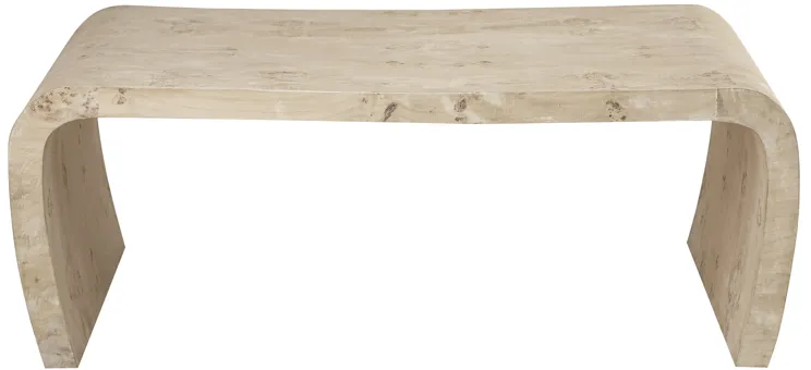 Clip Coffee Table - White Burl