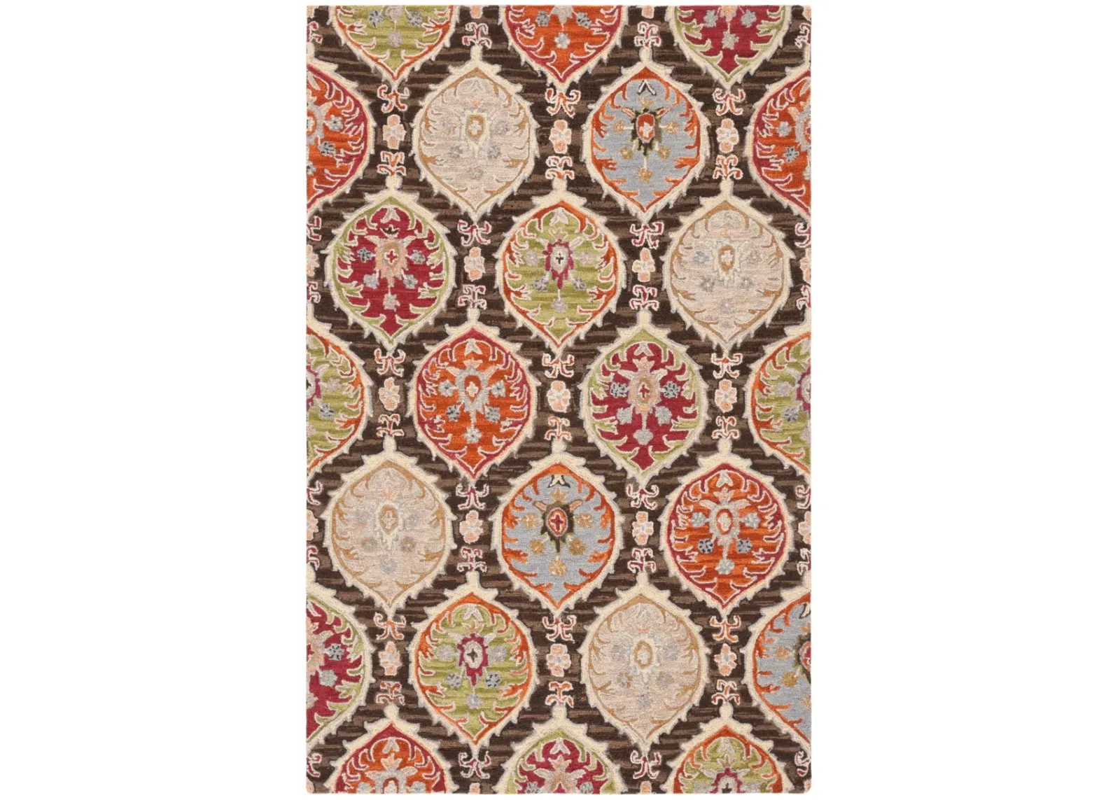 HERITAGE 230 RED  8' x 10' Large Rectangle Rug