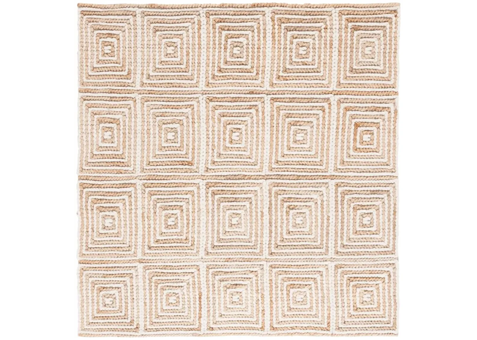 NATURAL FIBER 516 NATURAL  6' x 6' Square Square Rug