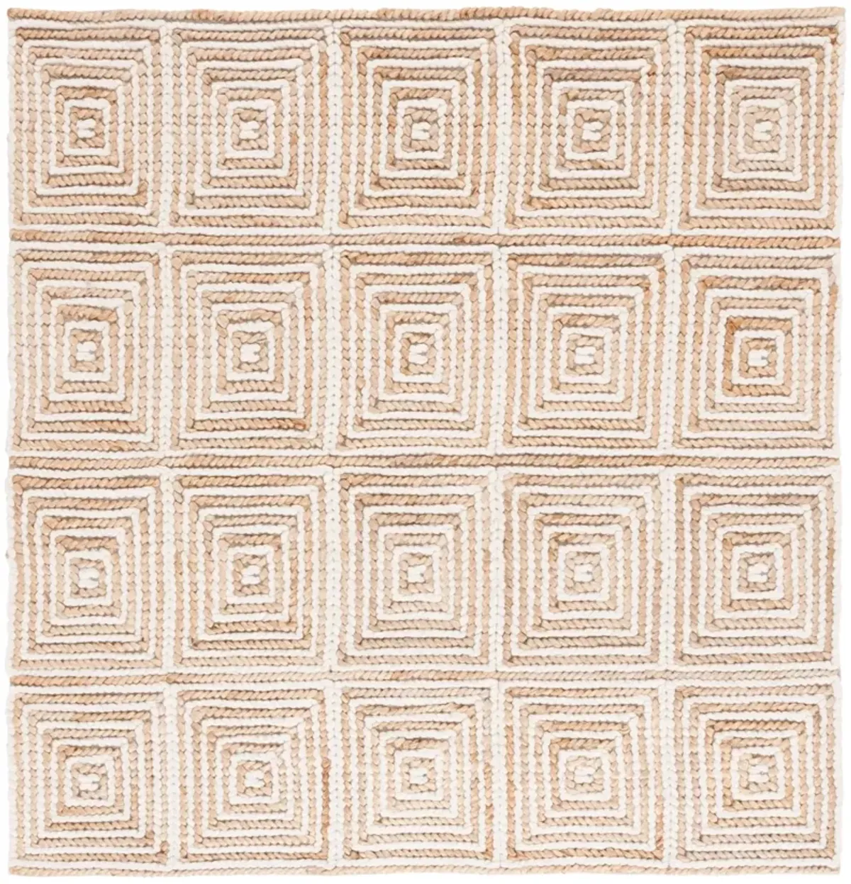 NATURAL FIBER 516 NATURAL  6' x 6' Square Square Rug