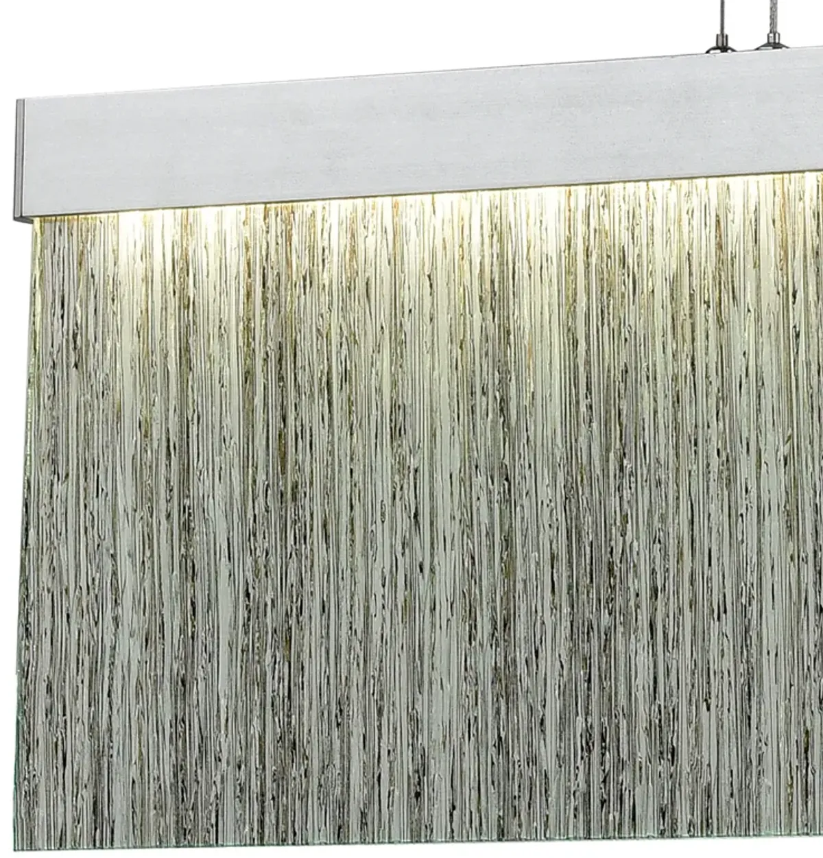 Meadowland 32" Wide 1-Light Linear Chandelier - Silver