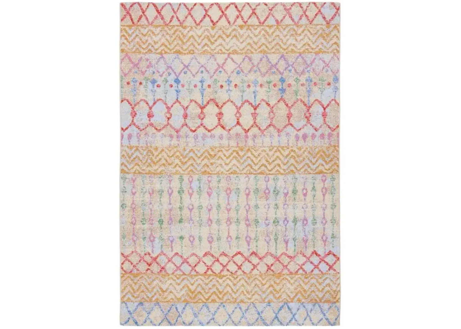 SUMMER 497 Multi 9' X 12' Large Rectangle Rug