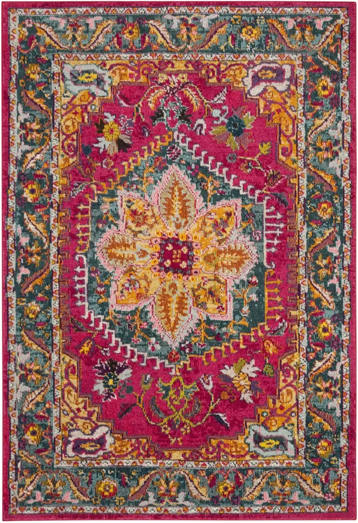 PHOENIX 153 FUCHSIA  10' x 14' Large Rectangle Rug