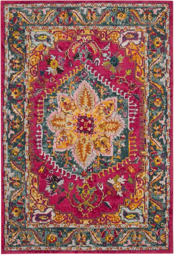 PHOENIX 153 FUCHSIA  10' x 14' Large Rectangle Rug