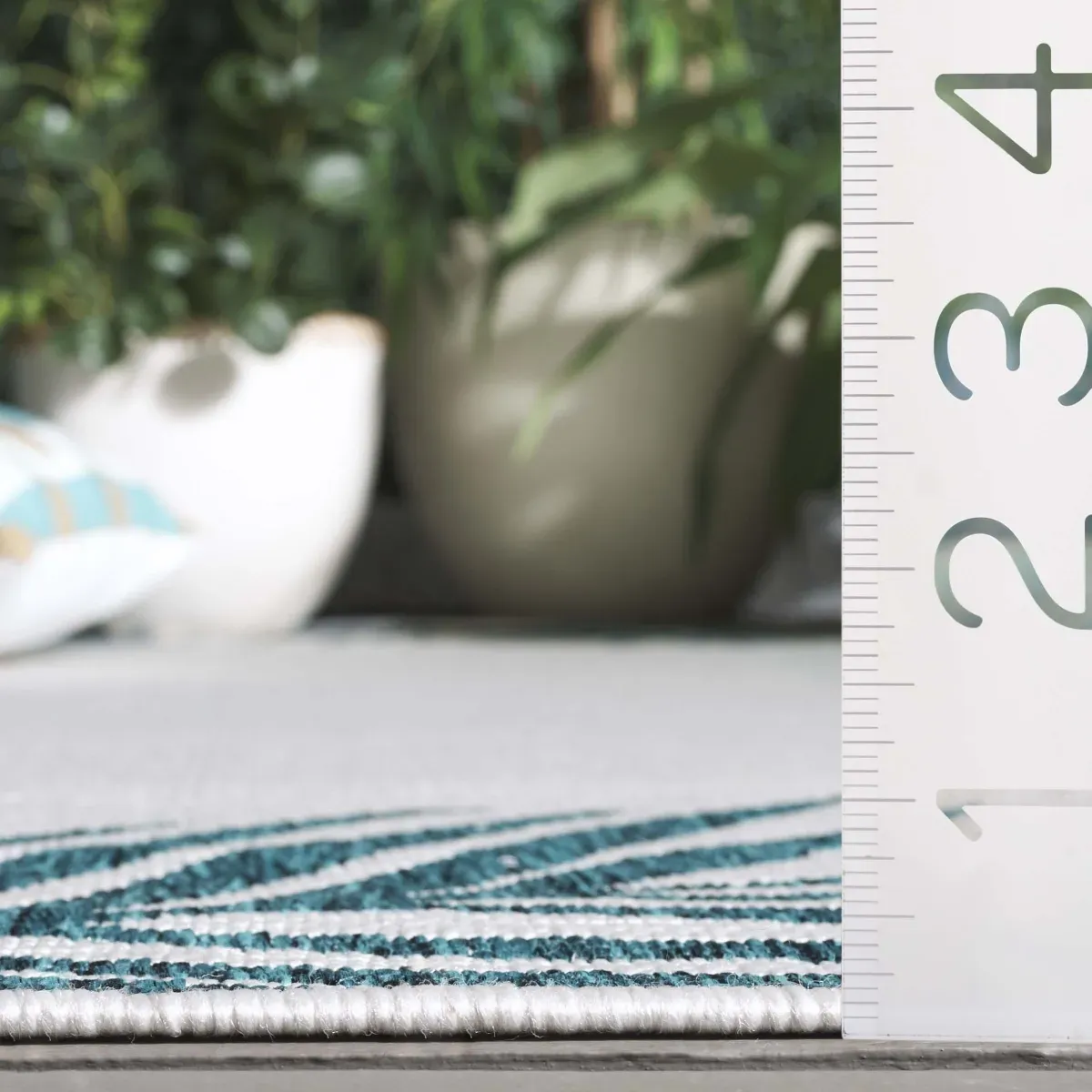 BEACH HOUSE 262 BLUE  2'-2' x 10' Runner Rug