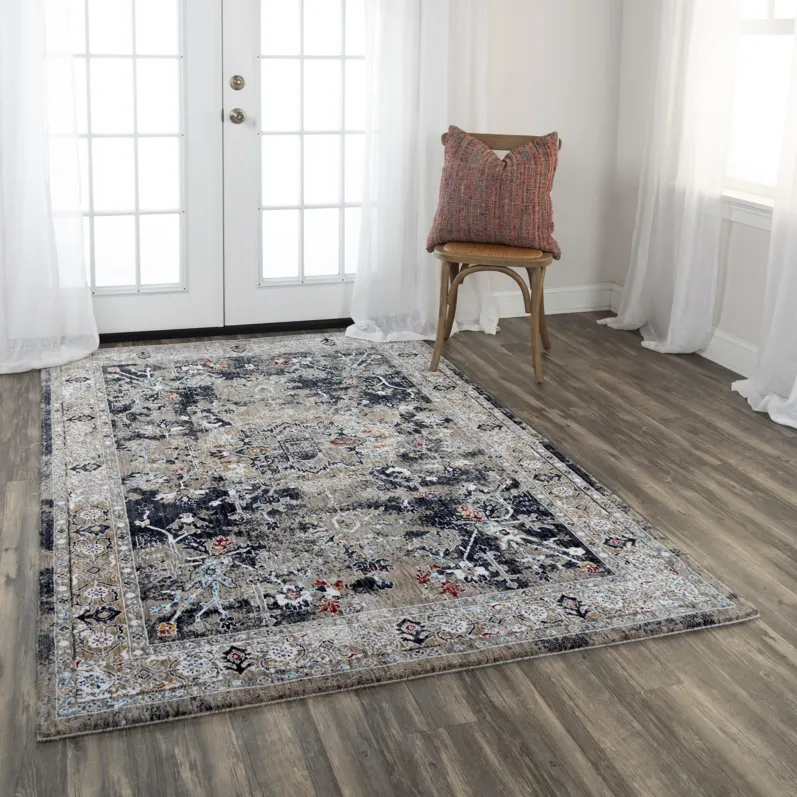 Signature Dk. Gray  Recycled Polyester 10' x 13' Rectangle Rug