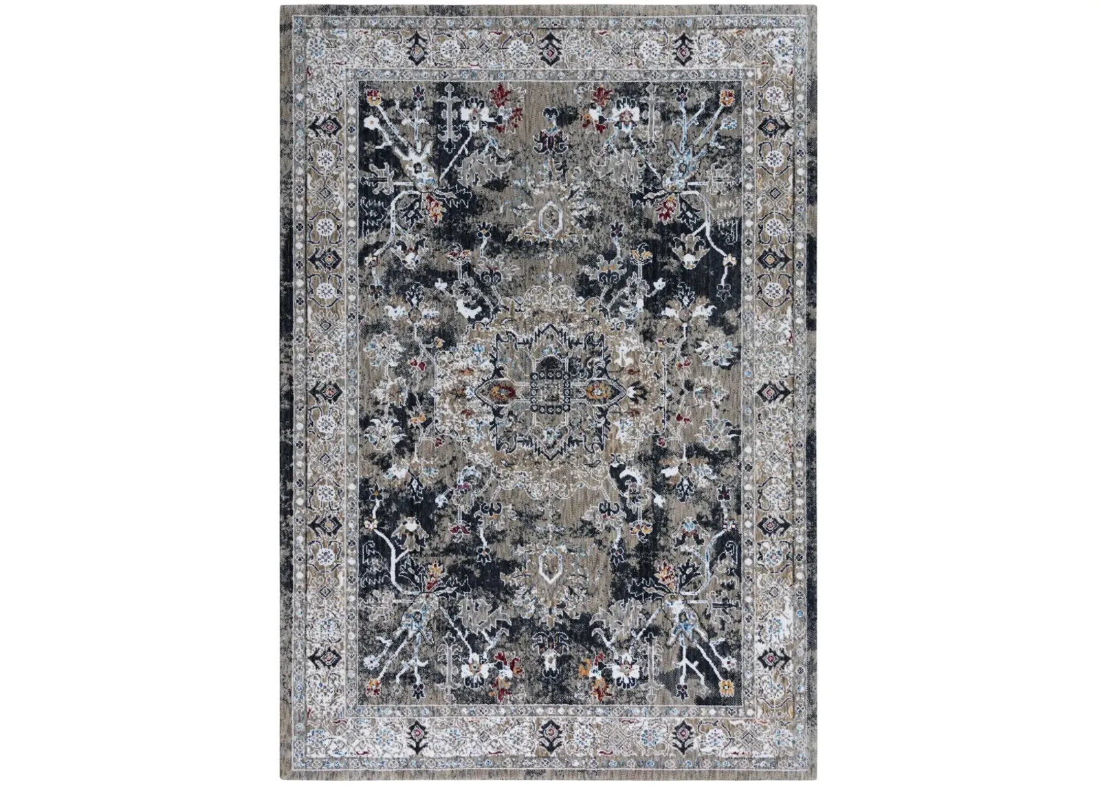 Signature Dk. Gray  Recycled Polyester 10' x 13' Rectangle Rug