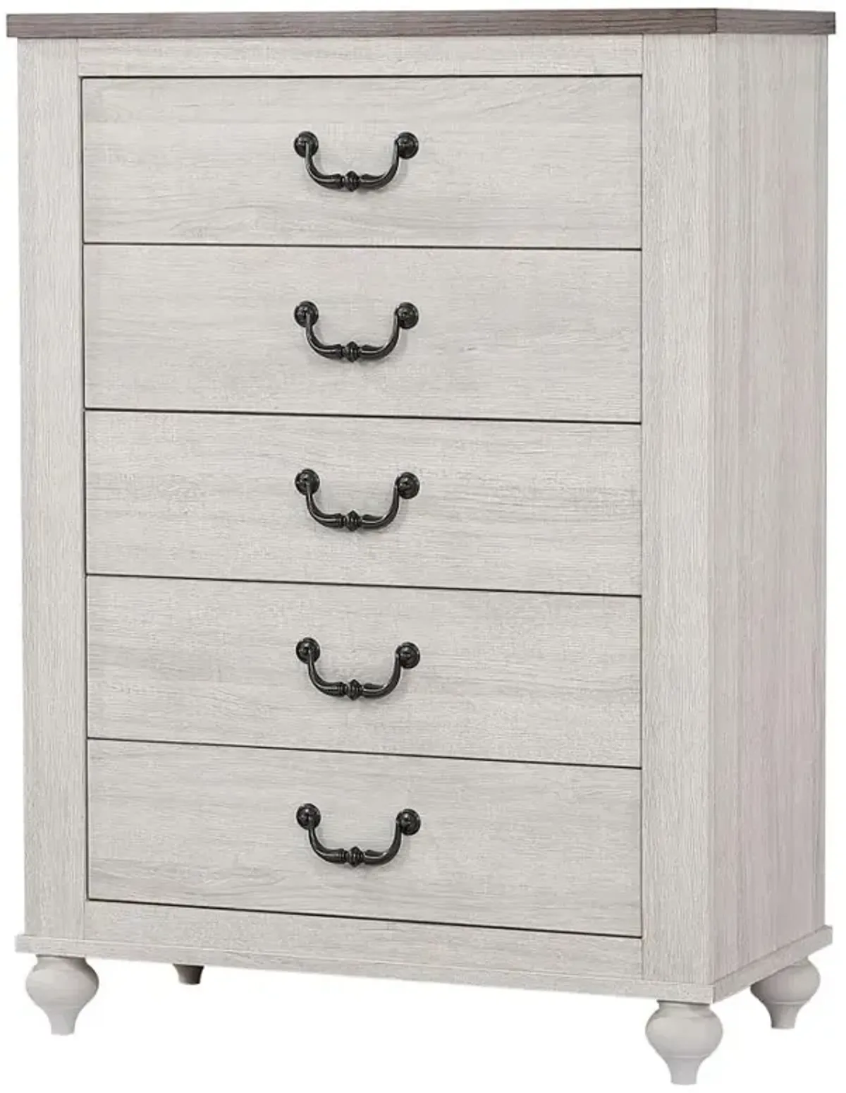 Stillwood 5-drawer Chest Vintage Linen