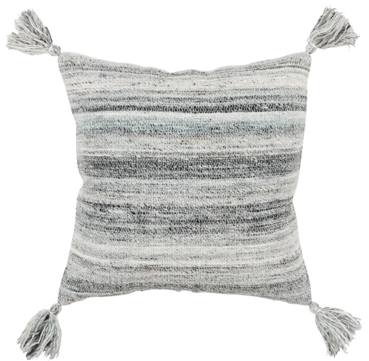 INDOOR OUTDOOR Mottled Gray Pillow