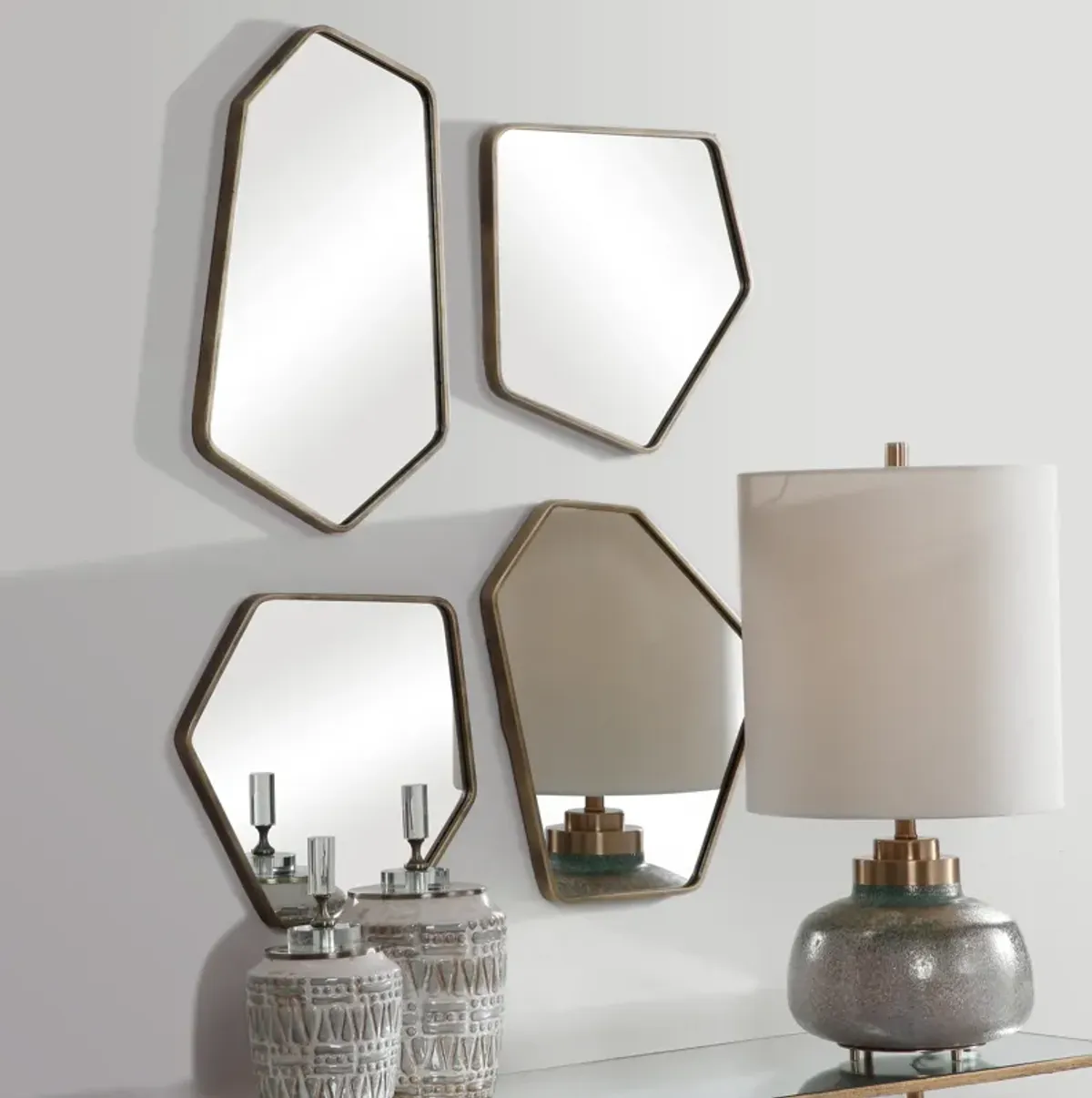 Linneah Modern Mirrors - Set of 4