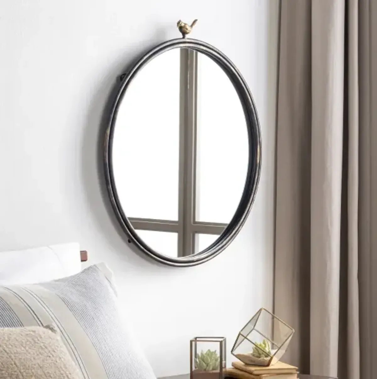 Birdsong 26"H x 24"W Mirror