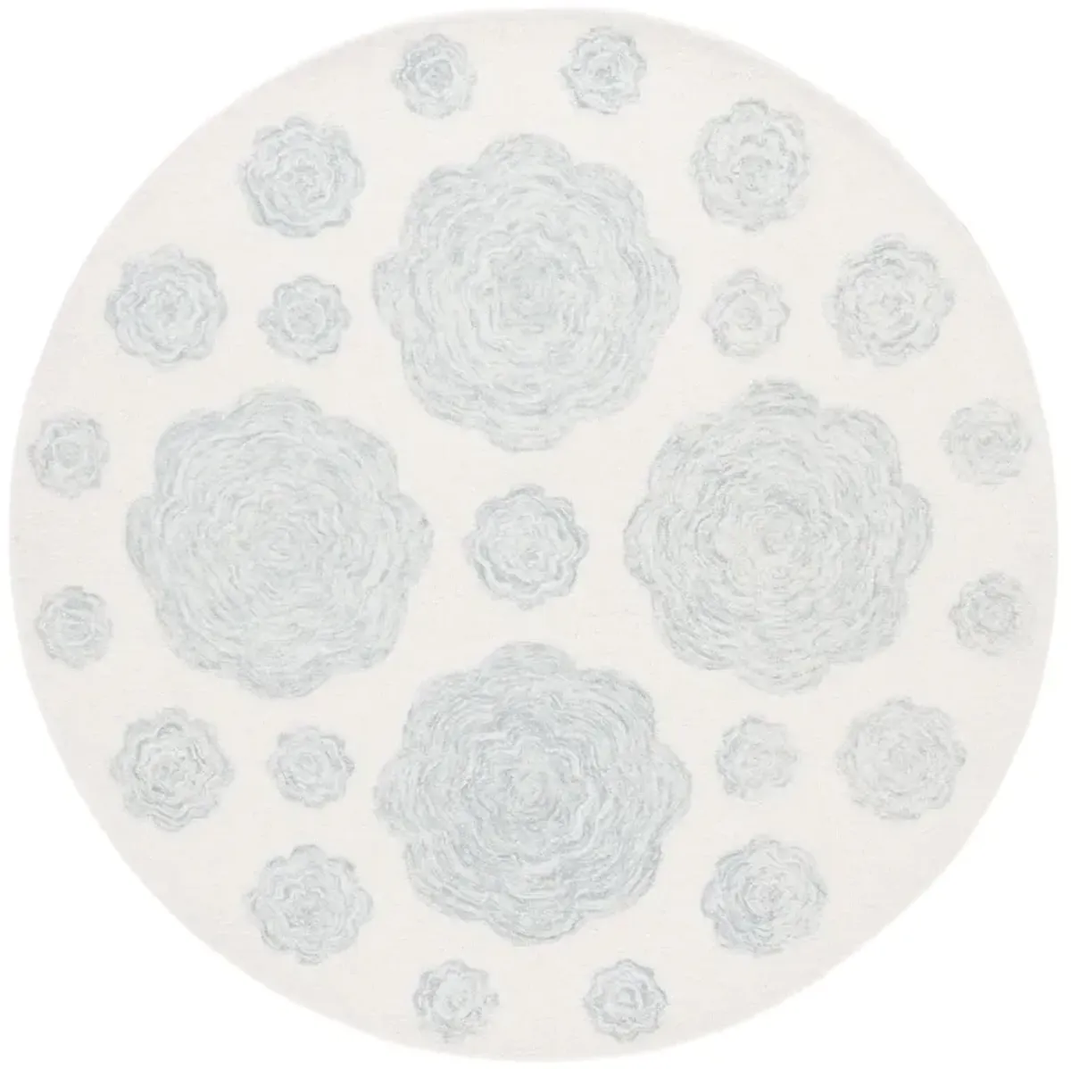 JARDIN 756 IVORY  6' x 6' Round Round Rug