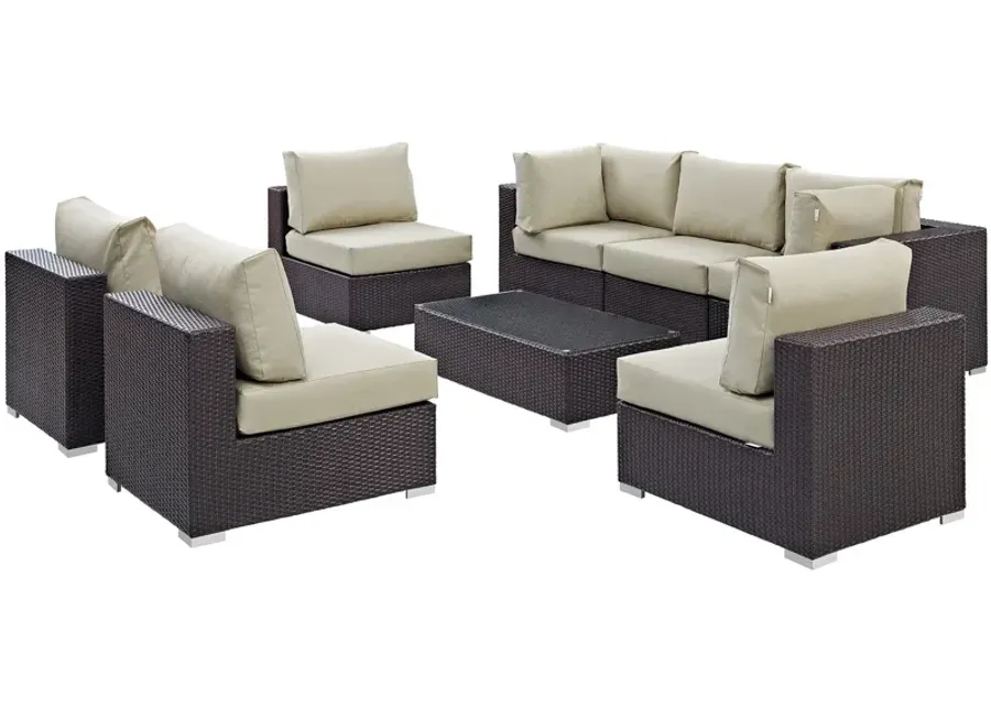 Convene 8-Piece Outdoor Sectional Set