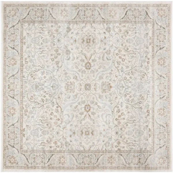 ISABELLA 912 CREAM  10' x 10' Square Square Rug
