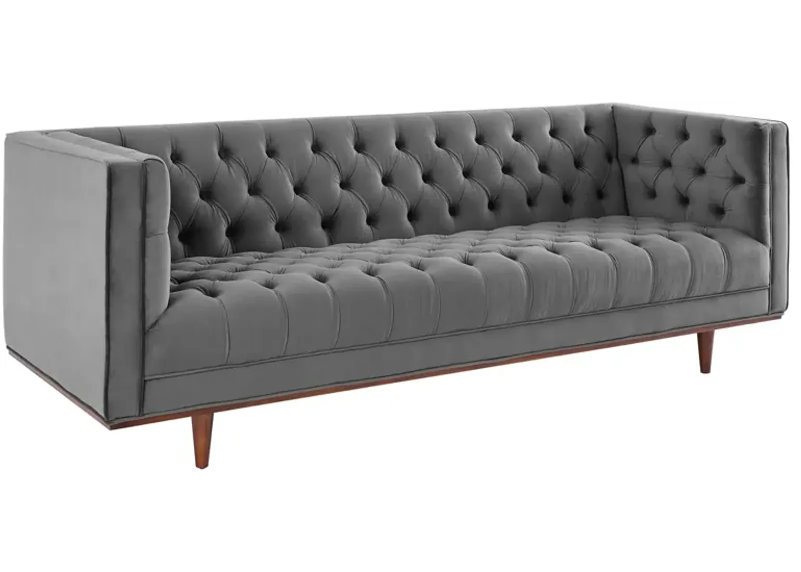 Elation Tufted Performance Velvet Sofa