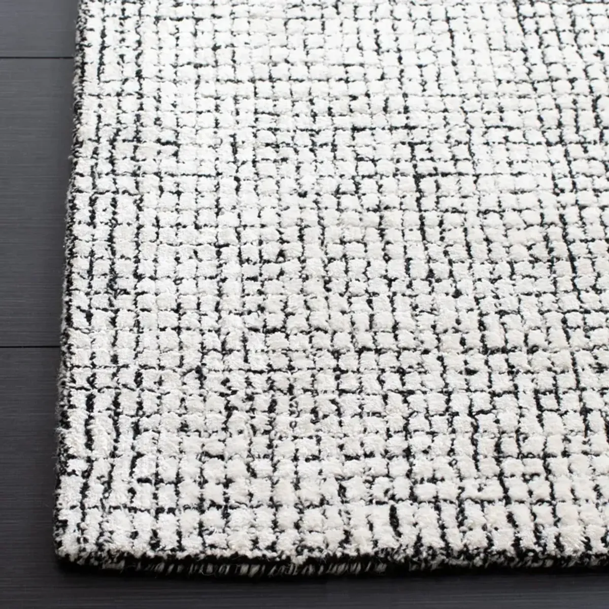 ABSTRACT 470 IVORY  4' x 4' Square Square Rug