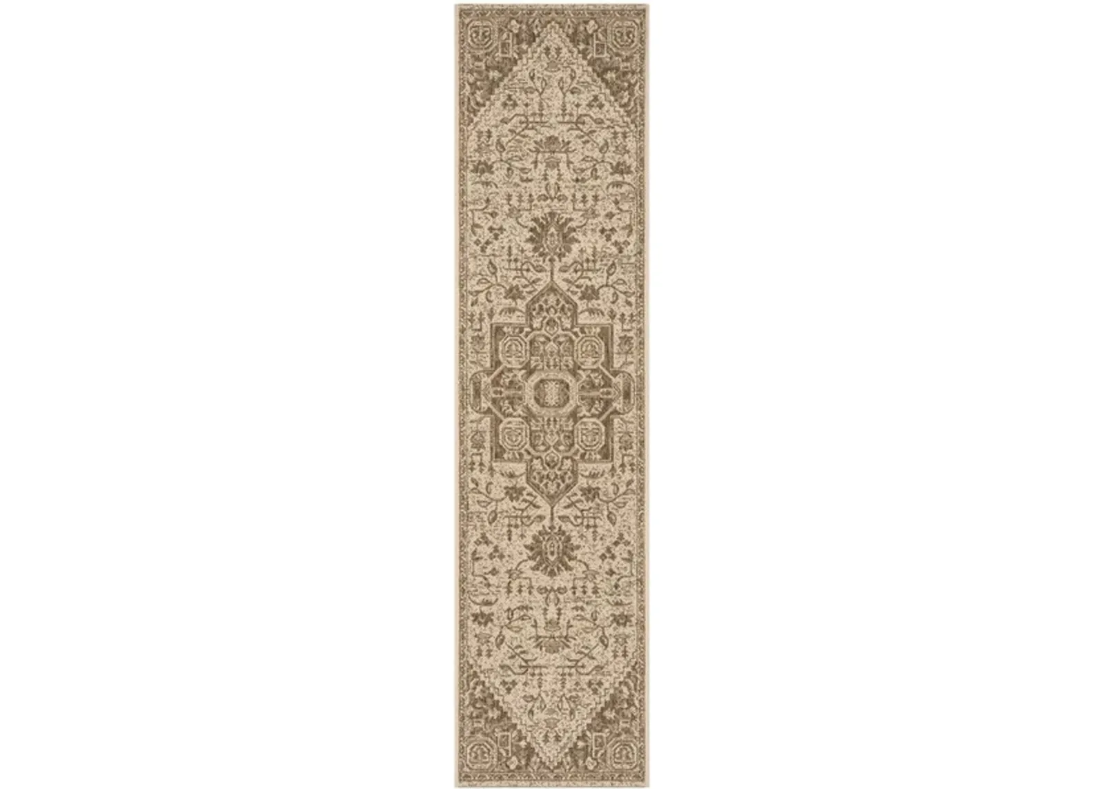 LINDEN 138 Collection LND138B-210 Beige / Cream 2'-2" X 10'