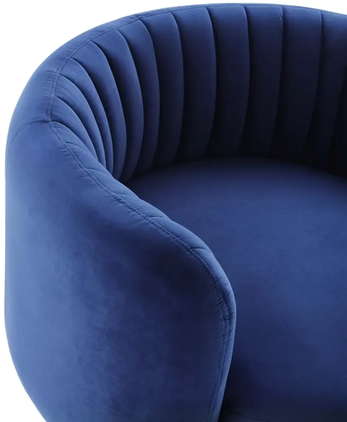 Embrace Tufted Performance Velvet Performance Velvet Swivel Chair