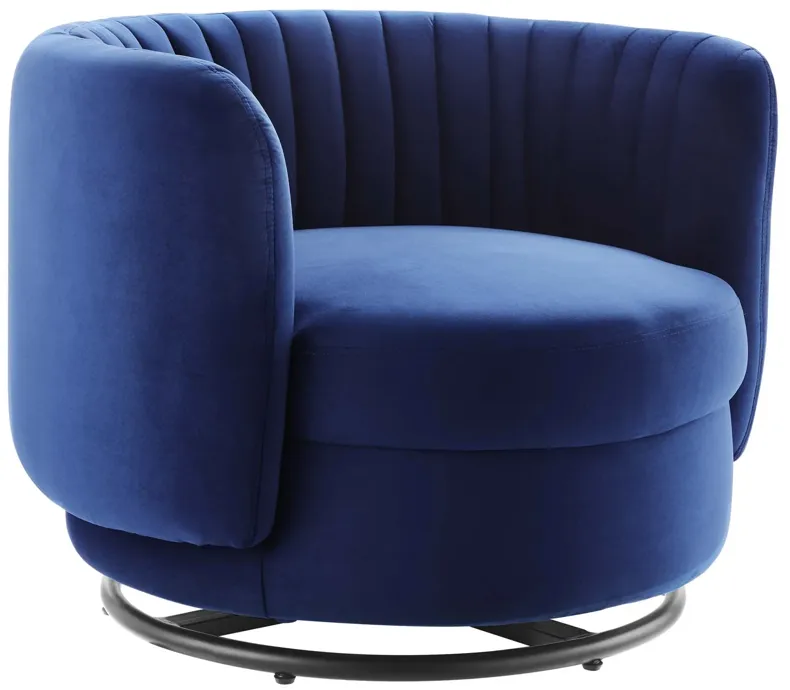 Embrace Tufted Performance Velvet Performance Velvet Swivel Chair