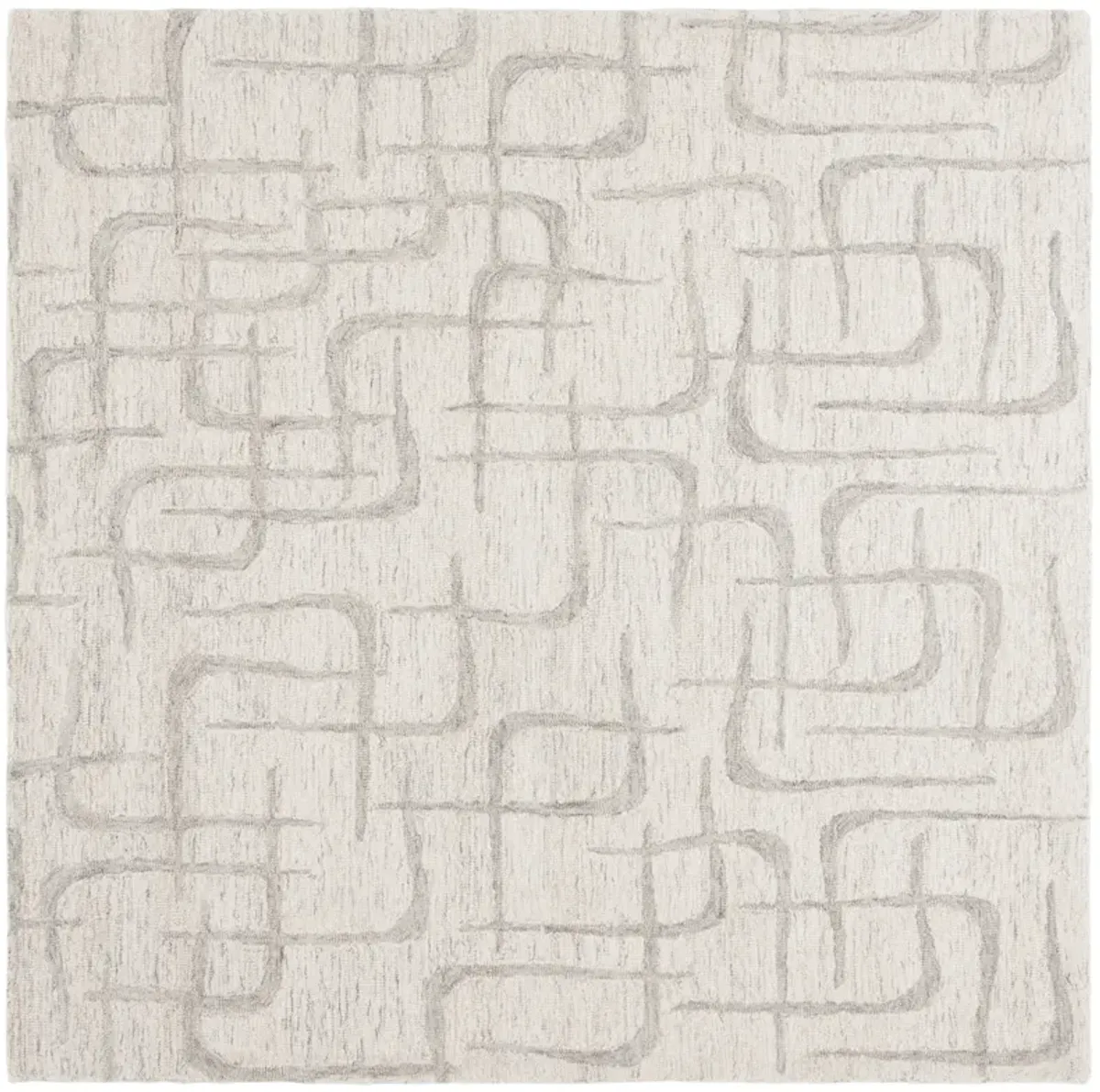 EBONY Hand Tufted 6' x 6' Square area rug