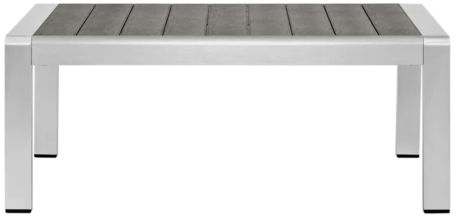 Shore Outdoor Patio Aluminum Coffee Table