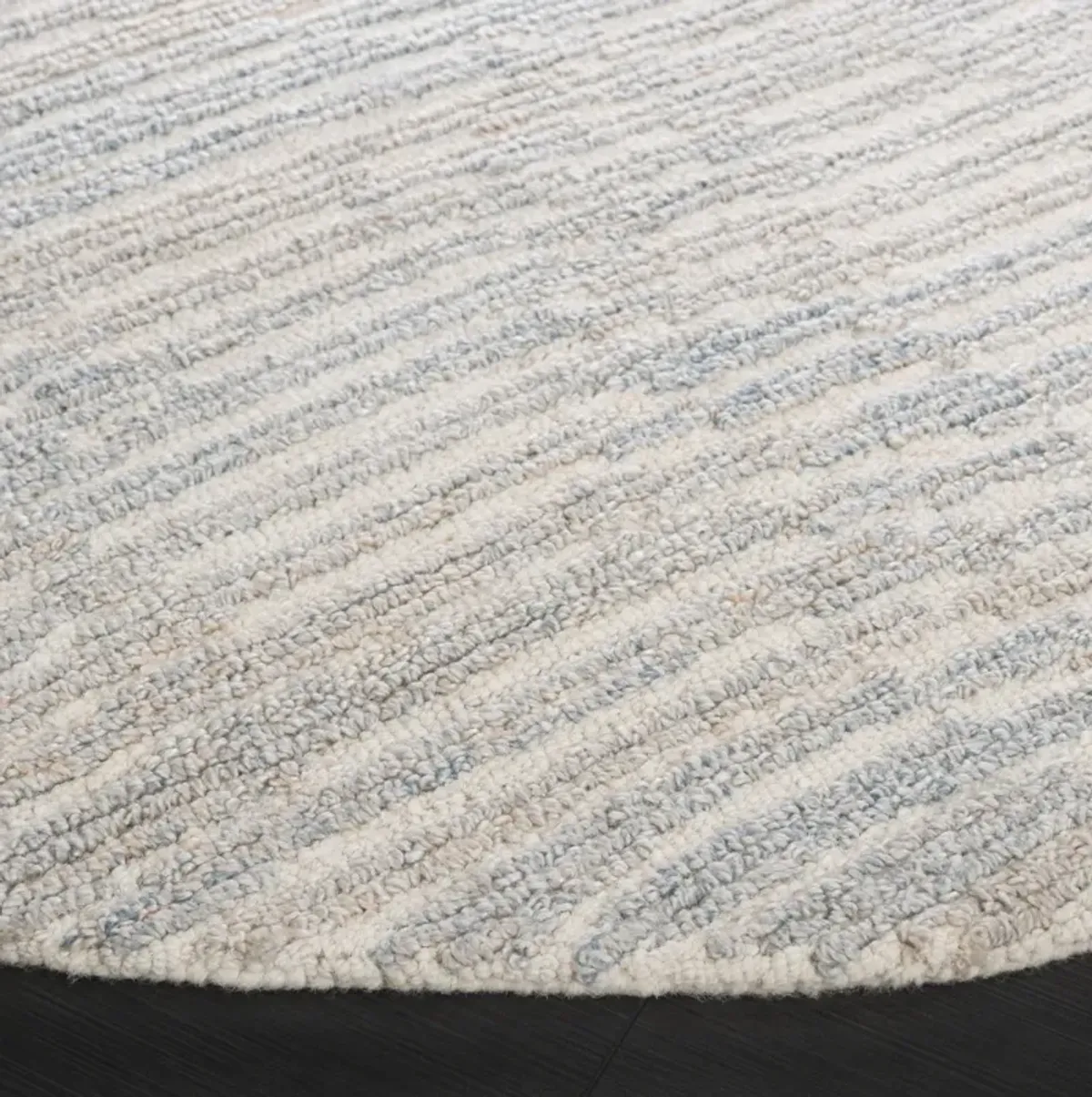 RENEWAL 203 LIGHT BLUE  6' x 6' Round Round Rug