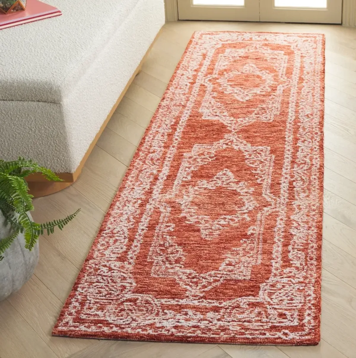 METRO 575 RUST  2'-3' x 8' Runner Rug