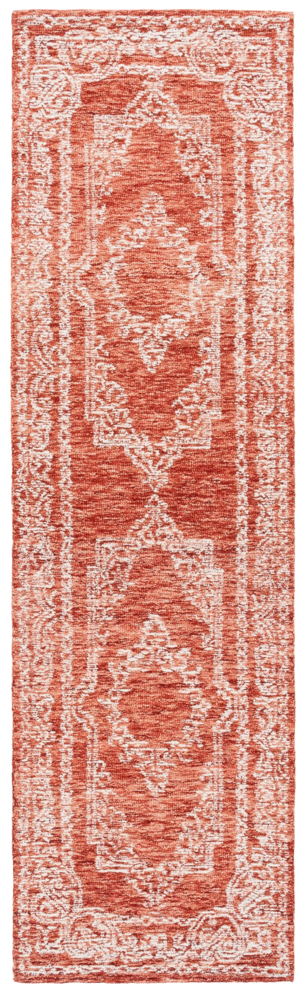 METRO 575 RUST  2'-3' x 8' Runner Rug