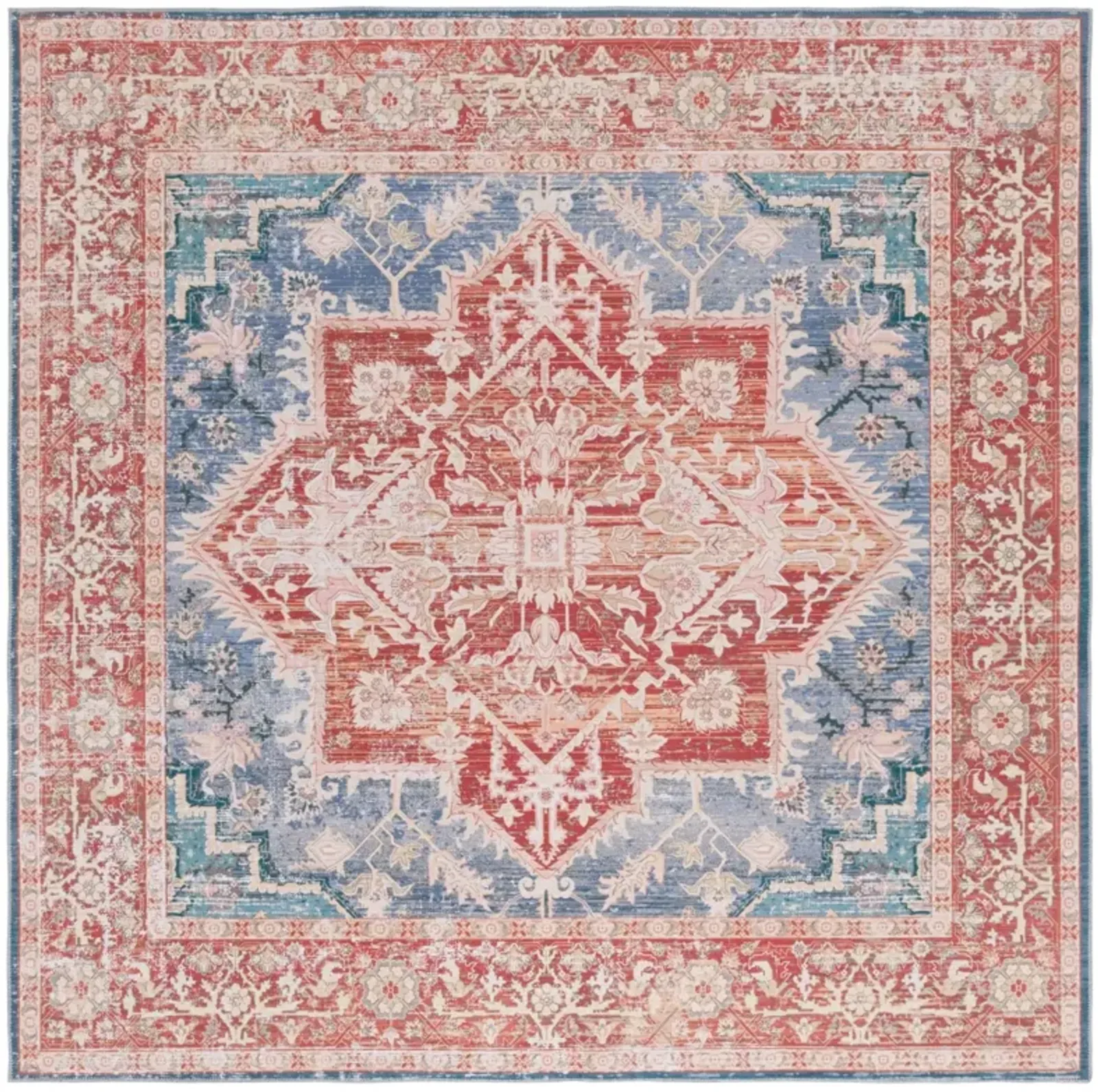 ARIZONA 137 BLUE GREEN  6' x 6' Square Square Rug