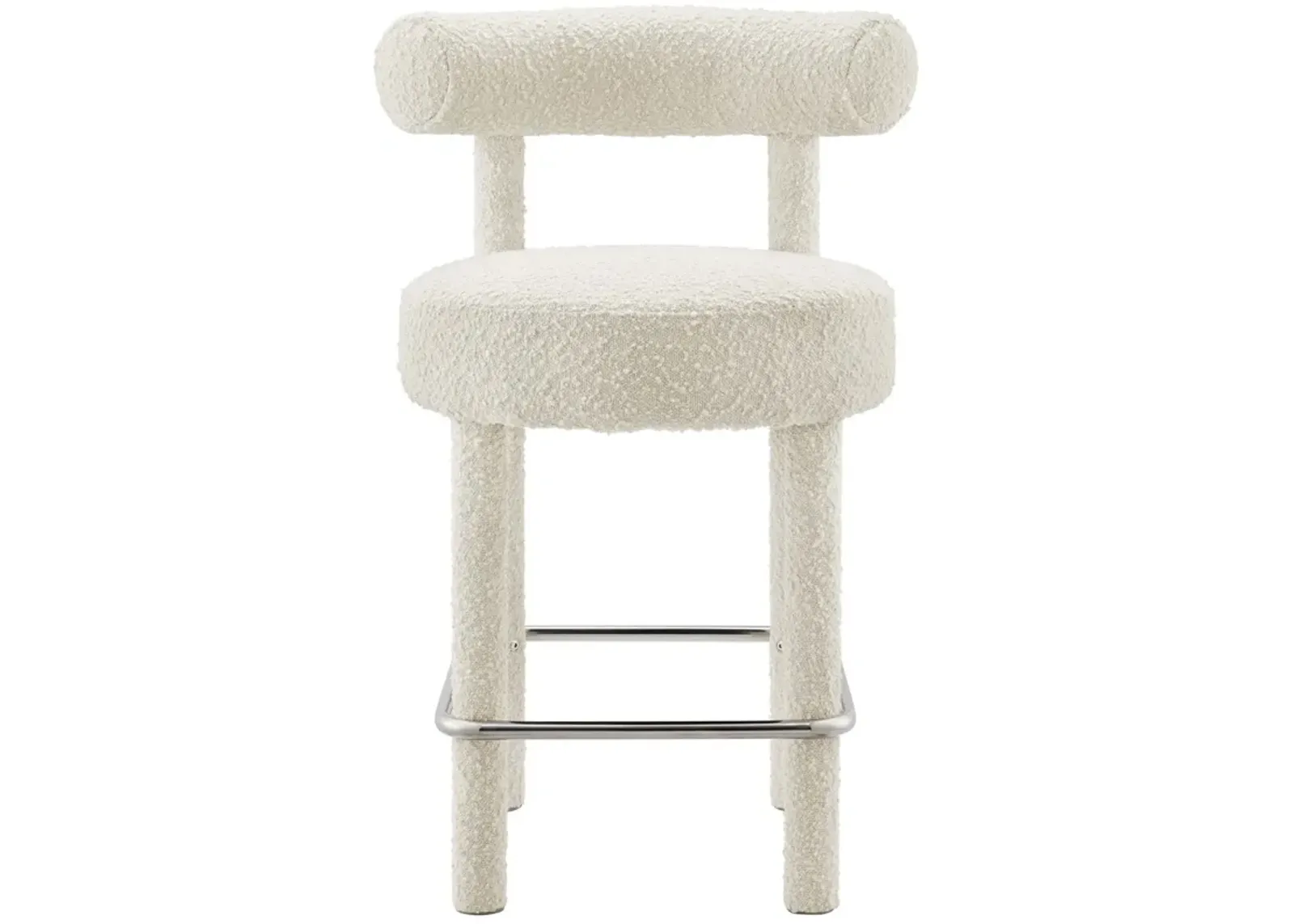 Toulouse Boucle Fabric Counter Stool