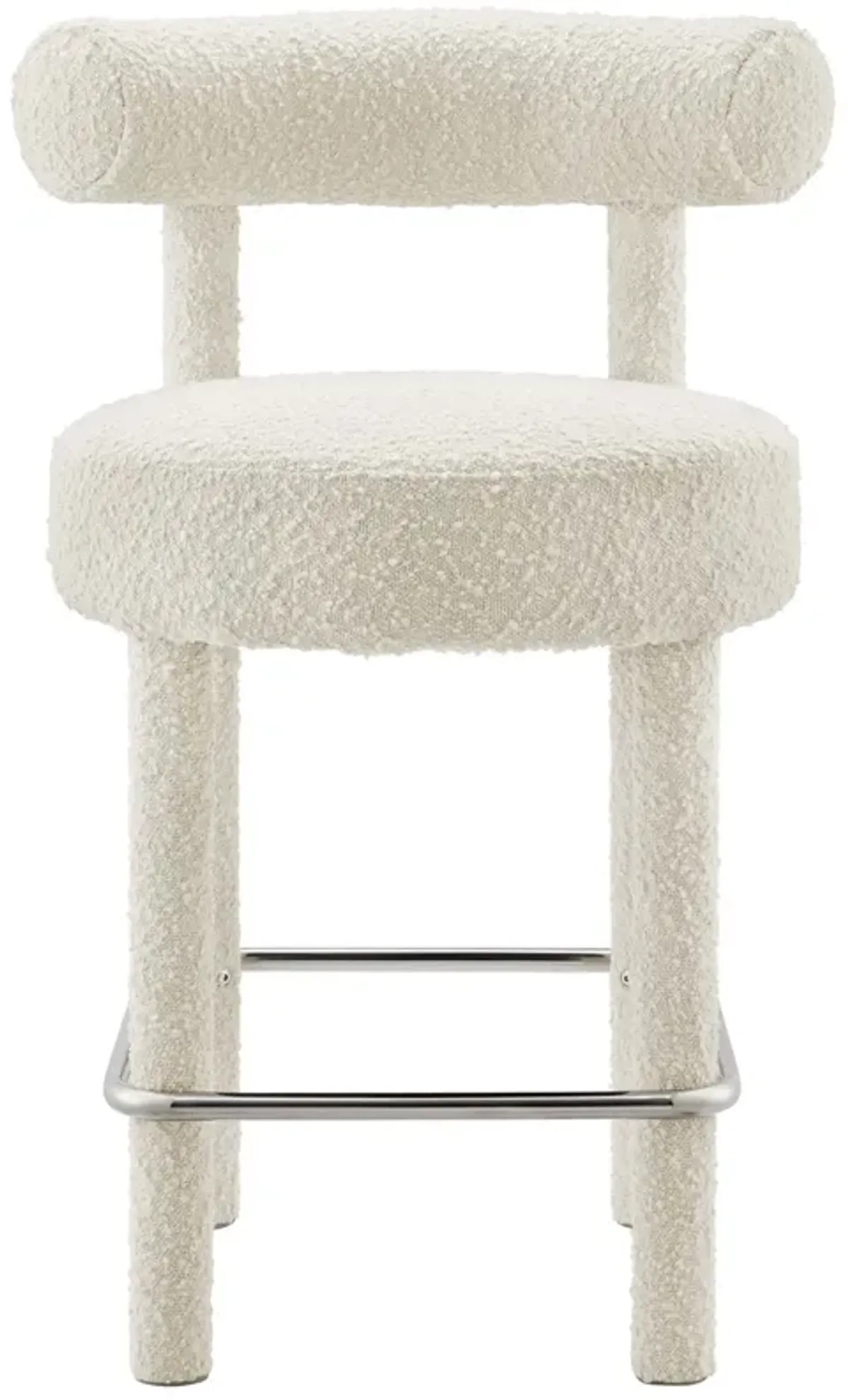 Toulouse Boucle Fabric Counter Stool