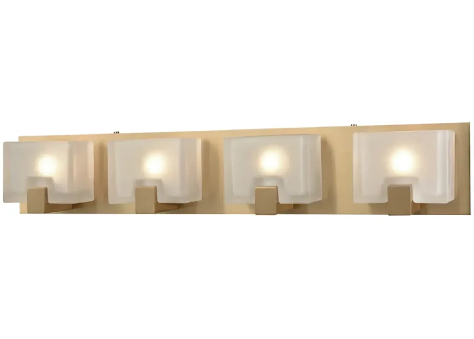 Ridgecrest 28" Wide 4-Light Vanity Light - Satin Brass